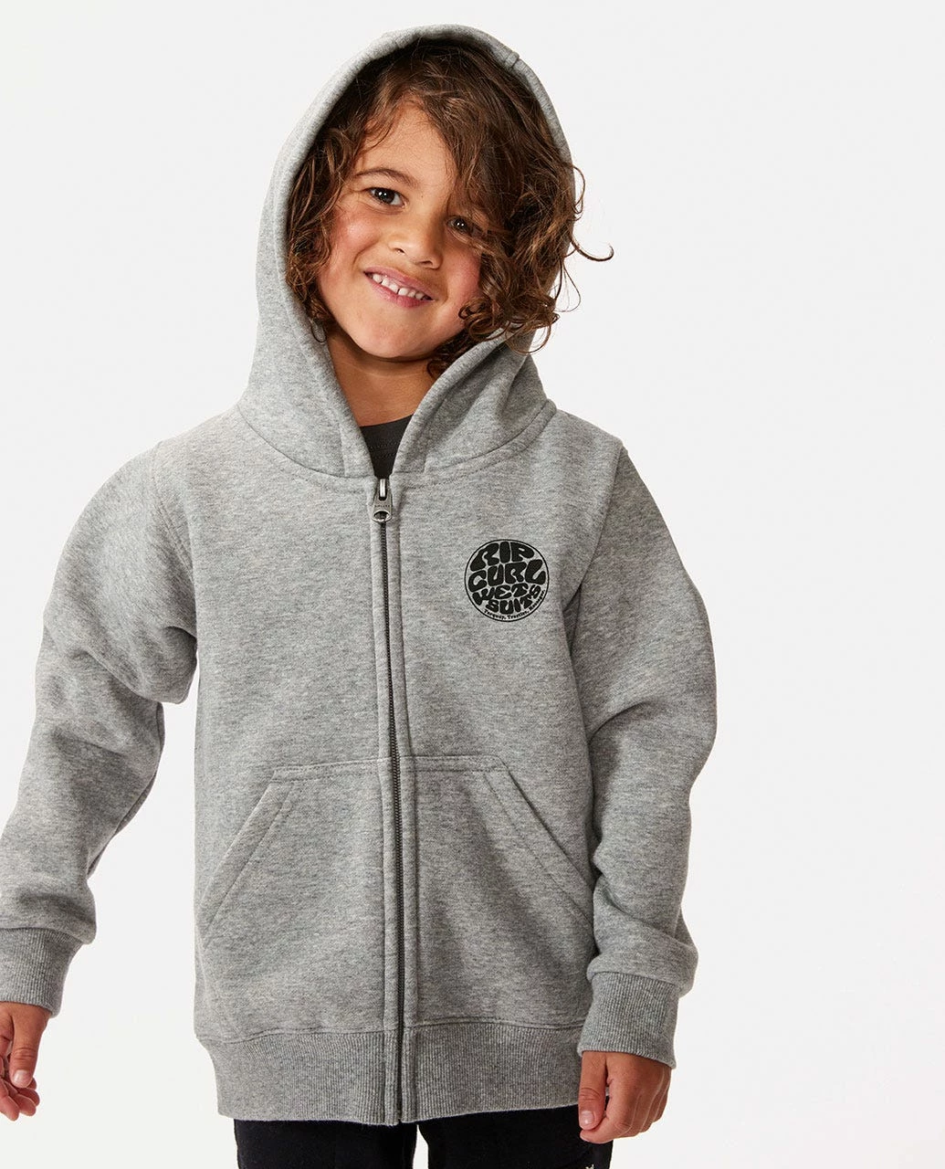 Wetsuit Icon Zip Through Hood - Boys (1-8 Years) - Image 2