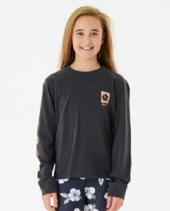 Desert Waves Long Sleeve Tee - Girl's (8-14 Years)