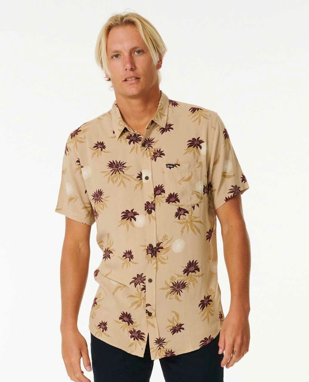 Sun Razed Floral Short Sleeve Shirt