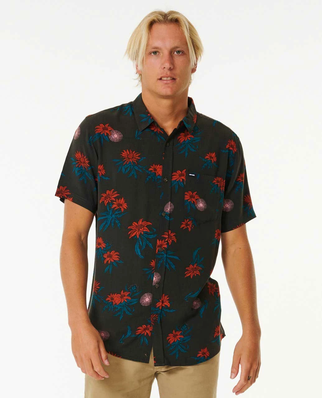 Sun Razed Floral Short Sleeve Shirt - Image 2