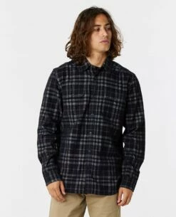 Saltwater Culture Cord Plaid Shirt