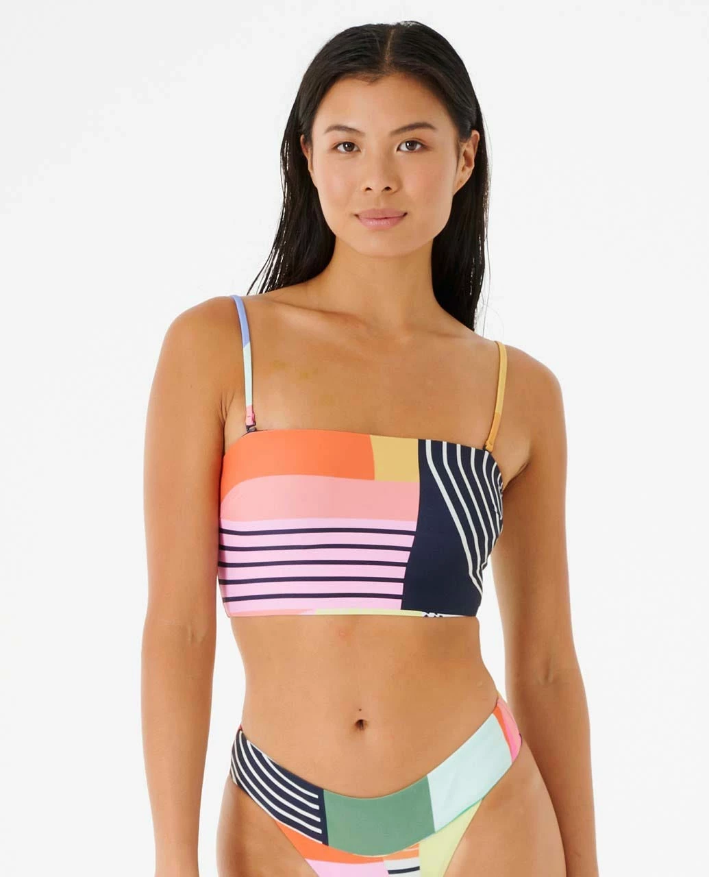 Day Break Long Line Bandeau Bikini Top
