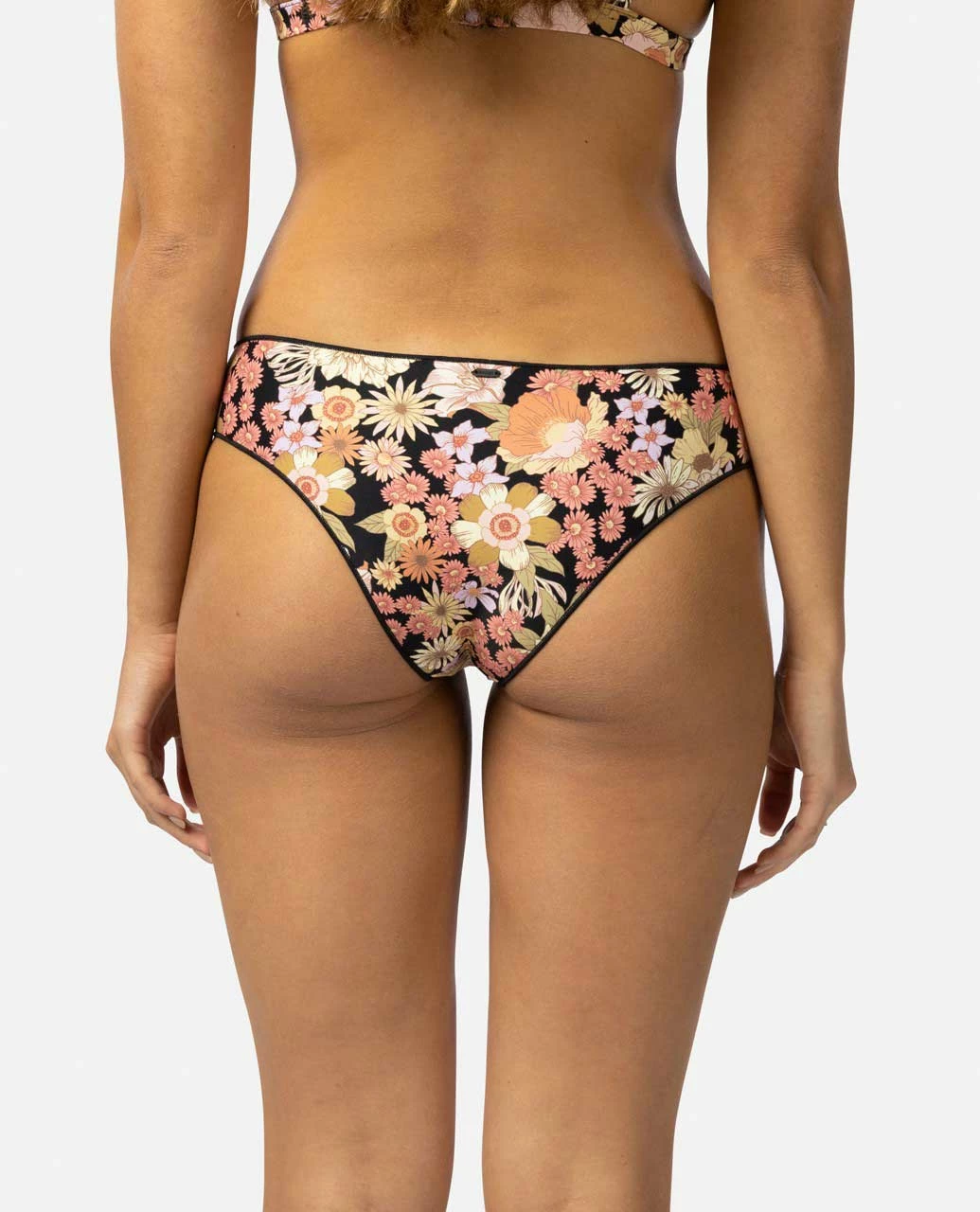 Mystic Floral Cheeky Coverage Hipster Bikini Bottoms - Image 2