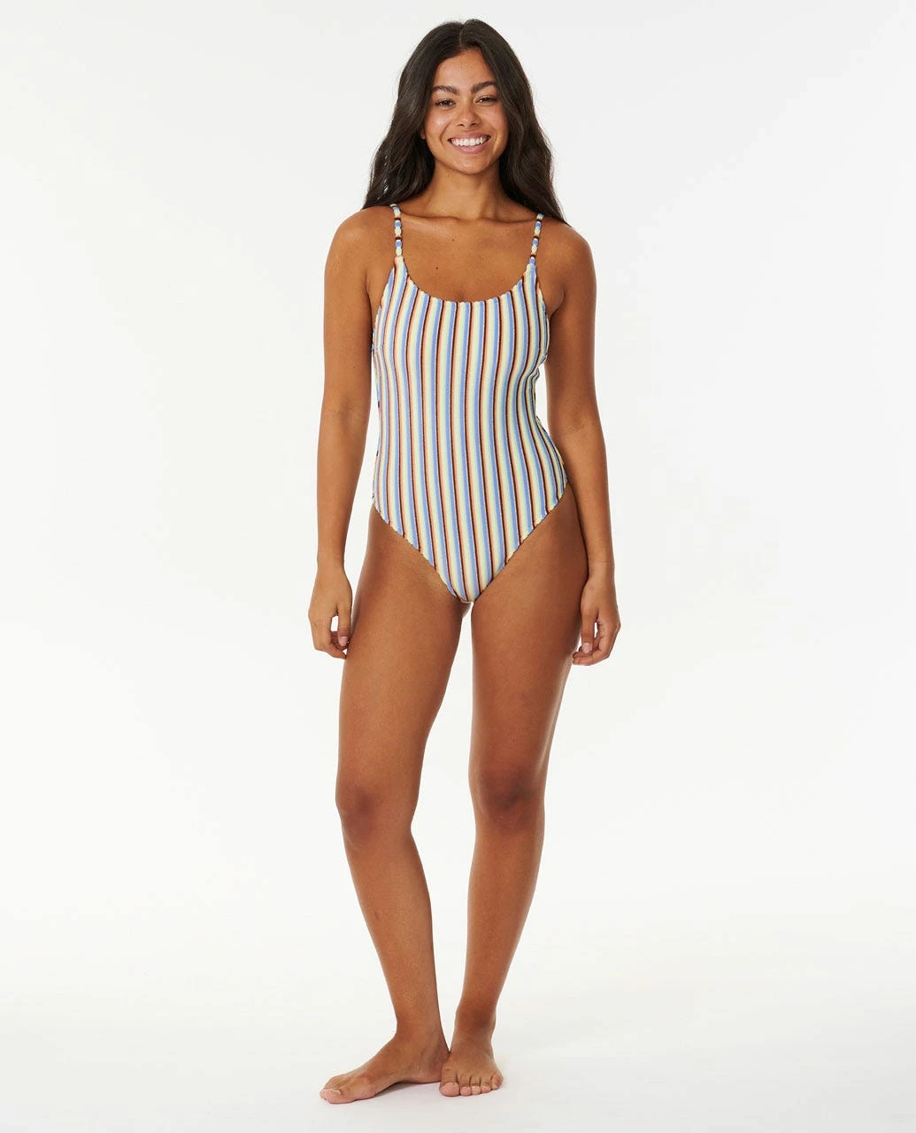 Tropics Stripe Cheeky Coverage One Piece Swimsuit - Image 4