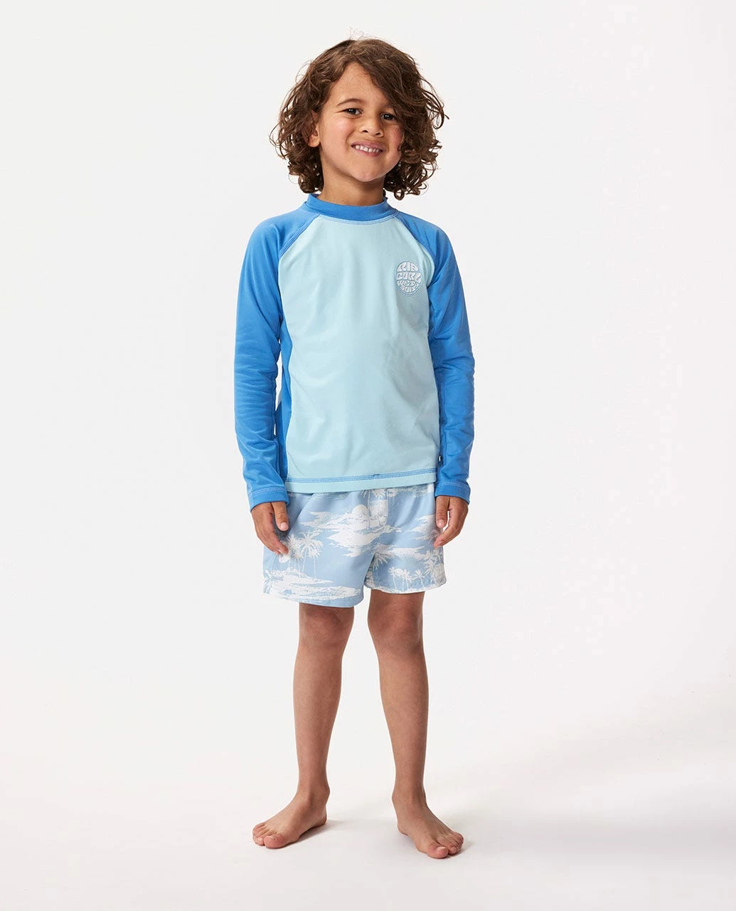 Icons UV Brushed Long Sleeve Rash Vest - Boys (1-8 Years) - Image 2