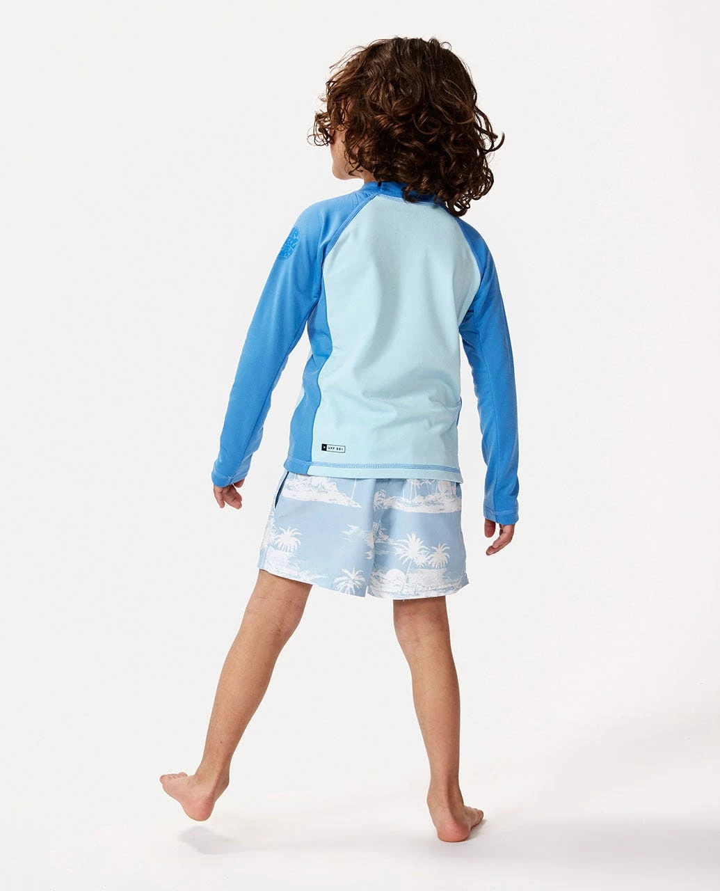 Icons UV Brushed Long Sleeve Rash Vest - Boys (1-8 Years) - Image 4